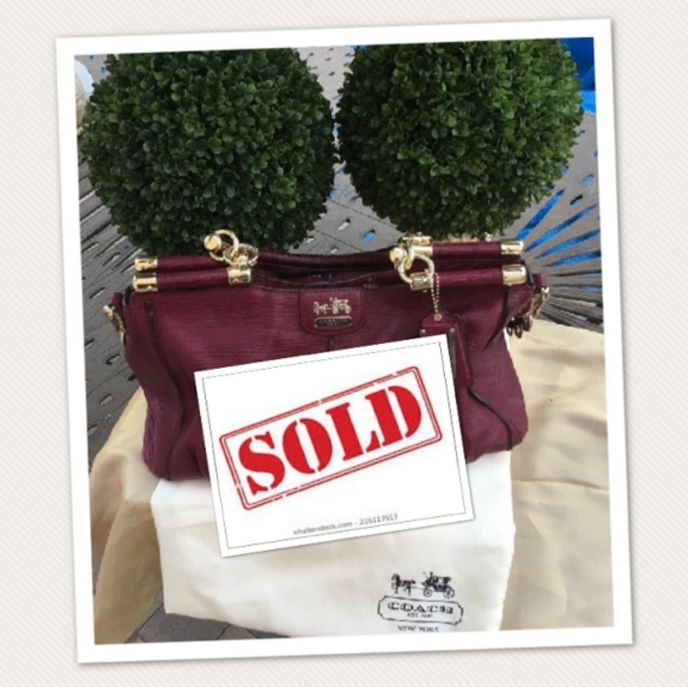 Coach Madison Pinnacle Satchel Handbag